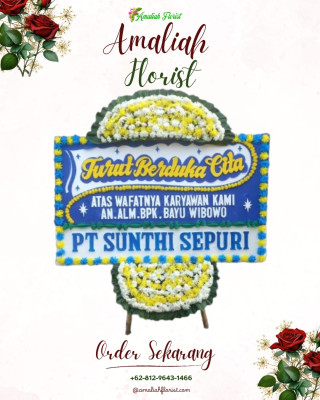 Papan Bunga Duka di Gandrung